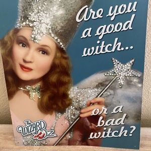 Are you a good witch... or a bad witch? Tin Sign